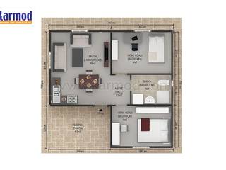 Karmod 49 m² Modulhaus, KARMOD PREFABRICATED TECHNOLOGIES KARMOD PREFABRICATED TECHNOLOGIES