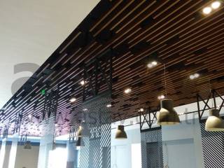 Astav® Baffle (Linear) Ceiling Systems, Astav Metal Asma Tavan Astav Metal Asma Tavan Ruang Komersial Metal