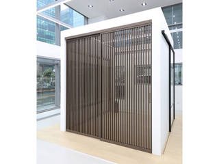 간살슬라이딩도어, ALU-SD 1742, 상부구동형, 해운대위드지스, 부산위드지스, WITHJIS(위드지스) WITHJIS(위드지스) Gewerbeflächen Aluminium/Zink Braun