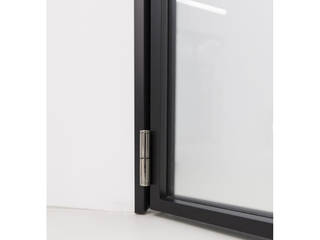 위드지스 양개형여닫이도어, ALU-SW, 김해 센텀두산위브더제니스 현관중문 공동구매, WITHJIS(위드지스) WITHJIS(위드지스) Commercial spaces Aluminium/Zinc Black