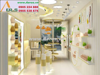 Thiet ke shop my pham Riori - Quan 10, xuongmocso1 xuongmocso1 Commercial spaces