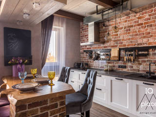 Лофт в Ромашково, IQ Place Design IQ Place Design Small kitchens MDF