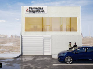 Farmacias Magistrales, simbiosis ARQUITECTOS simbiosis ARQUITECTOS Modern style study/office