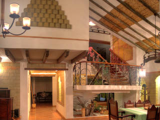 casa La Redonda, cesar sierra daza Arquitecto cesar sierra daza Arquitecto Rustic style dining room Ceramic