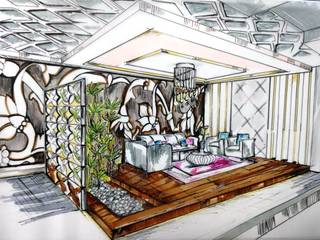 Living Space Design for a Royal in Middle East, Aikaa Designs Aikaa Designs