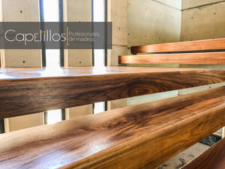 Residencia Playa del Carmen, grupo industrial capetillos grupo industrial capetillos Stairs Solid Wood Multicolored