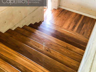 Residencia Playa del Carmen, grupo industrial capetillos grupo industrial capetillos Stairs Solid Wood Multicolored