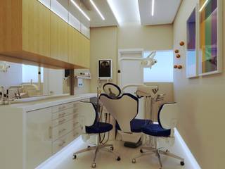 CLÍNICA MÉDICA | Odontológica, NP Interior Design NP Interior Design مساحات تجارية خشب Wood effect