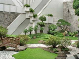 Jasa Taman Rumah - Tukang Taman Surabaya, Tukang Taman Surabaya - Tianggadha-art Tukang Taman Surabaya - Tianggadha-art Estanques de jardín Piedra