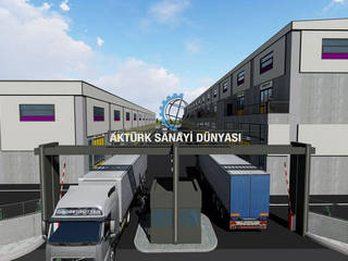 Aktürk Sanayi Sitesi, ELTA VR SOLUTIONS ELTA VR SOLUTIONS Коммерческие помещения Железо / Сталь