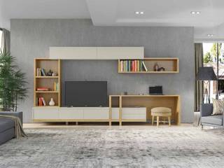 Estante Vive, Decordesign Interiores Decordesign Interiores Eclectic style living room Chipboard