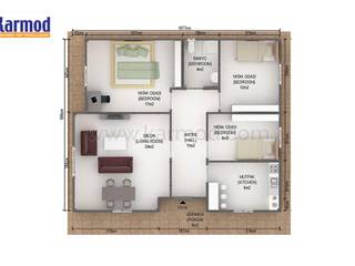 Karmod 102 m² Modulhaus, KARMOD PREFABRICATED TECHNOLOGIES KARMOD PREFABRICATED TECHNOLOGIES