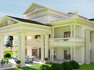 Royal Mansion - Monnaie Architects & Interiors, Kochi, Kerala, Monnaie Architects & Interiors Monnaie Architects & Interiors バンガロー