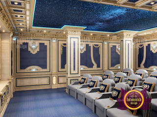 Enormous Home Cinema Design, Luxury Antonovich Design Luxury Antonovich Design