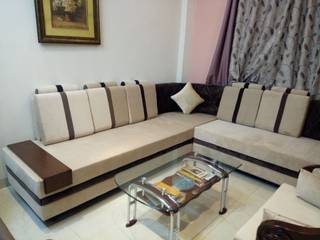 Jamali interiors Interior Designer in Indore turn out styles, plans, and drawings for construction and installation., Jamali interiors Jamali interiors Living room Leather Grey