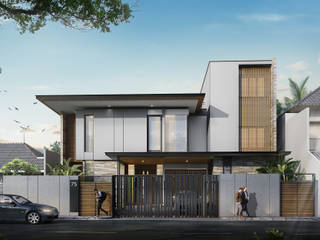 MALAIHOLO RESIDENCE, Baskara Design and Planning Baskara Design and Planning Egzotyczne domy