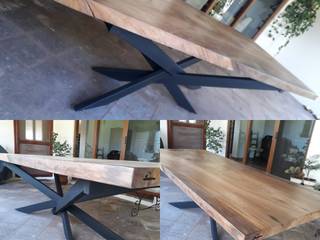 Mesa de Parota, WoodRocks WoodRocks Modern dining room Wood Wood effect