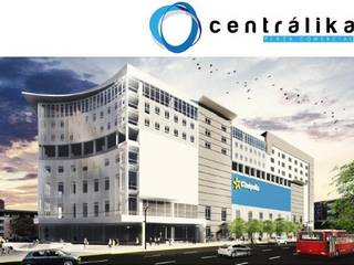Centro Comercial “Centralika” , simbiosis ARQUITECTOS simbiosis ARQUITECTOS Рабочий кабинет в стиле модерн