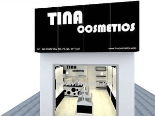 Thiet ke thi cong cua hang my pham Tina Cosmetic - Quan 5, xuongmocso1 xuongmocso1 Commercial spaces