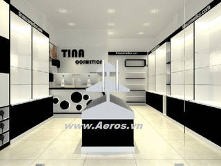 Thiet ke thi cong cua hang my pham Tina Cosmetic - Quan 5, xuongmocso1 xuongmocso1 Commercial spaces