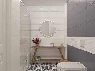 Şerefhan villa iç mekan tasarımı, KADIGİL MİMARLIK KADIGİL MİMARLIK Modern bathroom