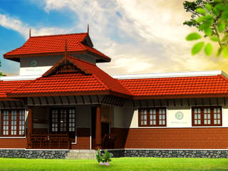 Top Construction Companies in Thrissur, Prithvi Homes Prithvi Homes Asian style doors