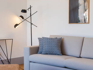 Apartamento c/ 1 quarto - Poiais, Lisboa , Traço Magenta - Design de Interiores Traço Magenta - Design de Interiores Salas de estar modernas