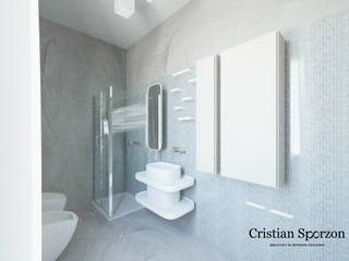 110 mq a Milano, Arch. Cristian Sporzon Arch. Cristian Sporzon Modern bathroom