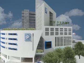 Hospital Tampico , simbiosis ARQUITECTOS simbiosis ARQUITECTOS Estudios y oficinas modernos