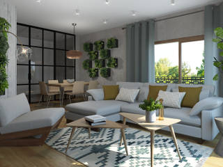 3 estilos para decorar tu salón, Glancing EYE - Modelado y diseño 3D Glancing EYE - Modelado y diseño 3D Modern living room