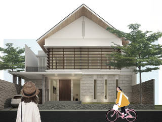 bale house, midun and partners architect midun and partners architect Tropical style houses