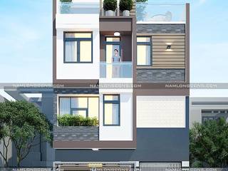 Thiết kế nhà rộng 7m dài 11m, Nam Long construction Nam Long construction