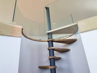 Glass spiral staircases , Ion Glass Ion Glass مساحات تجارية زجاج