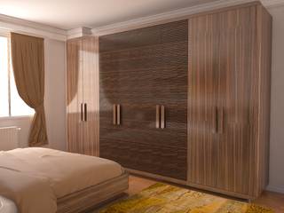 K.KALKAN ÖZEL YATAK ODASI, BOTOSO BOTOSO Modern style bedroom Wood Wood effect