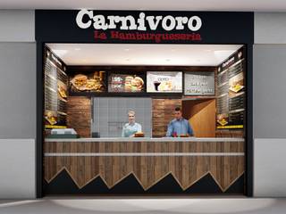 Local Comercial Carnivoro, Soluciones Técnicas y de Arquitectura Soluciones Técnicas y de Arquitectura Ruang Komersial Black
