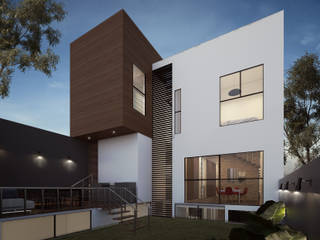 Casa / estudio Juriquilla., Estudio AF Estudio AF บ้านเดี่ยว