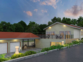 Hillsborough residence, California, S3DA Design S3DA Design Single family home Concrete Beige