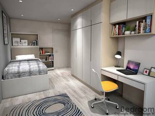 Hougang Street 22, Swish Design Works Swish Design Works Petites chambres