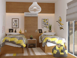 تصميم غرفة نوم , AmiraNayelDesigns AmiraNayelDesigns Спальни для девочек