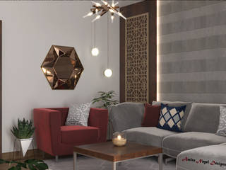 تصميم غرفة معيشة, AmiraNayelDesigns AmiraNayelDesigns Salon moderne