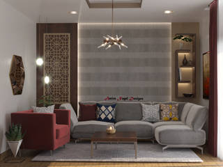 تصميم غرفة معيشة, AmiraNayelDesigns AmiraNayelDesigns Salas modernas