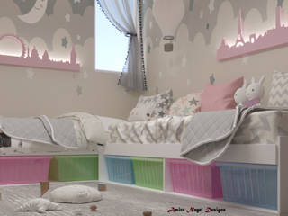 تصميم غرفة نوم , AmiraNayelDesigns AmiraNayelDesigns Спальни для девочек