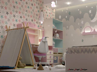 تصميم غرفة نوم , AmiraNayelDesigns AmiraNayelDesigns Chambre fille