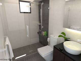 Jalan Tiga, Swish Design Works Swish Design Works Classic style bathroom