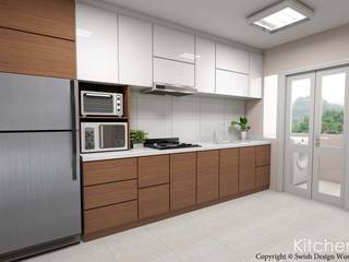 Yishun, Swish Design Works Swish Design Works Modern kitchen