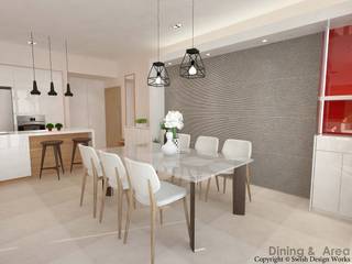 Flamingo Valley, Swish Design Works Swish Design Works Modern dining room