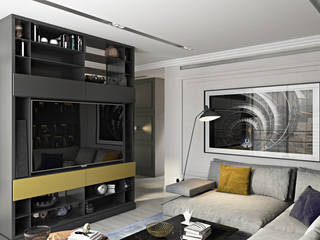 Honor-roll apartment, V.Concept studio V.Concept studio Modern living room White