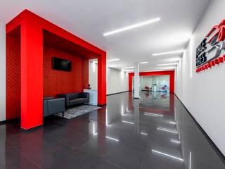Stand JP - Jorge Pires - Decoração de Interiores, MOYO Concept MOYO Concept Stands de automóveis modernos Vermelho
