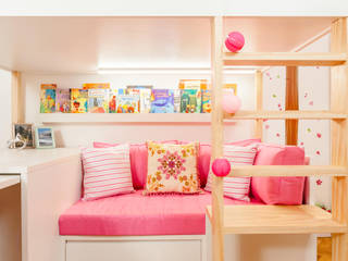 Quartos de menina, Aline Frota Interiores + Retail Design Aline Frota Interiores + Retail Design Girls Bedroom