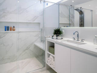 Banheiros, Aline Frota Interiores + Retail Design Aline Frota Interiores + Retail Design Baños de estilo moderno